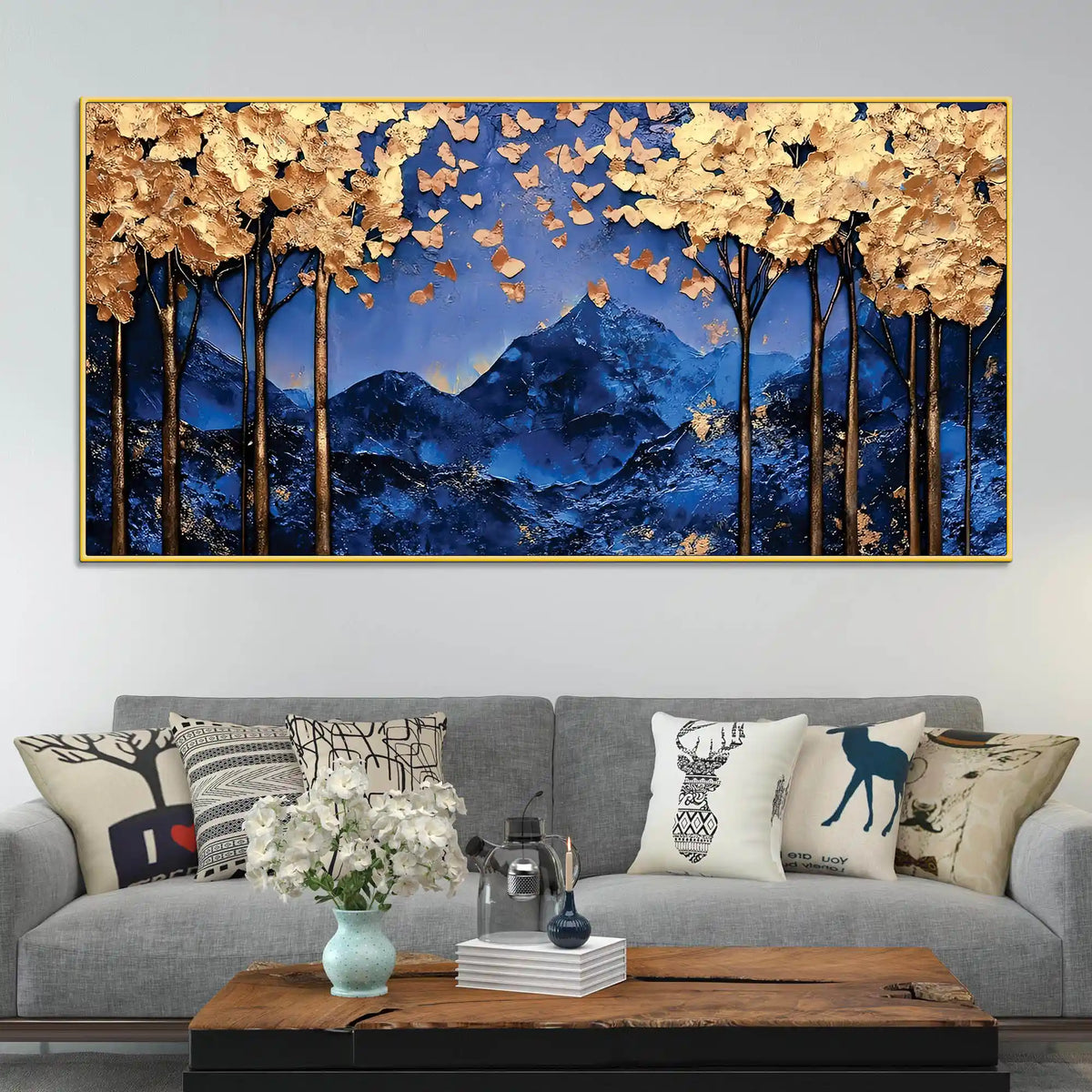 Designer Nature Wall Art Abstract Canvas Painting