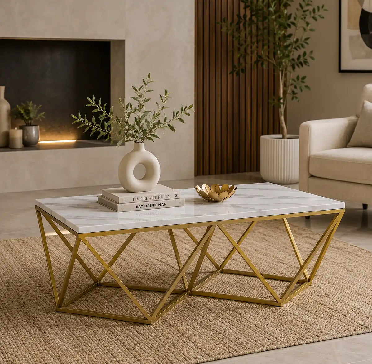 Designer Premium Rectangle Center Table