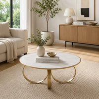 Designer Round Center Table for Modern Living Room Interiors