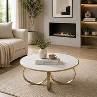 Designer Round Center Table for Modern Living Room Interiors