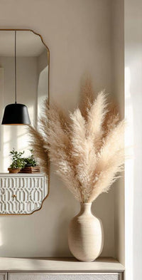Designer Wall Mirror with Gold Border | Modern Vanity & Living Room Décor