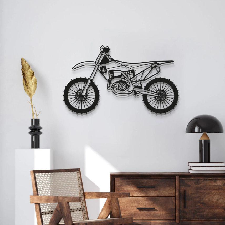 Dirt Bike Wall Art | Motocross Motorcycle Wall Decor