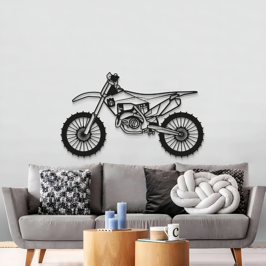Dirt Bike Wall Art | Motocross Motorcycle Wall Decor