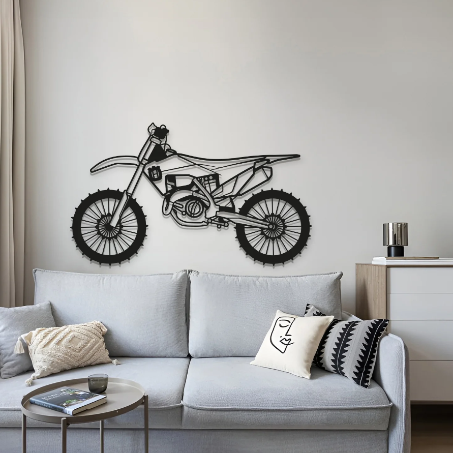Dirt Bike Wall Art | Motocross Motorcycle Wall Decor