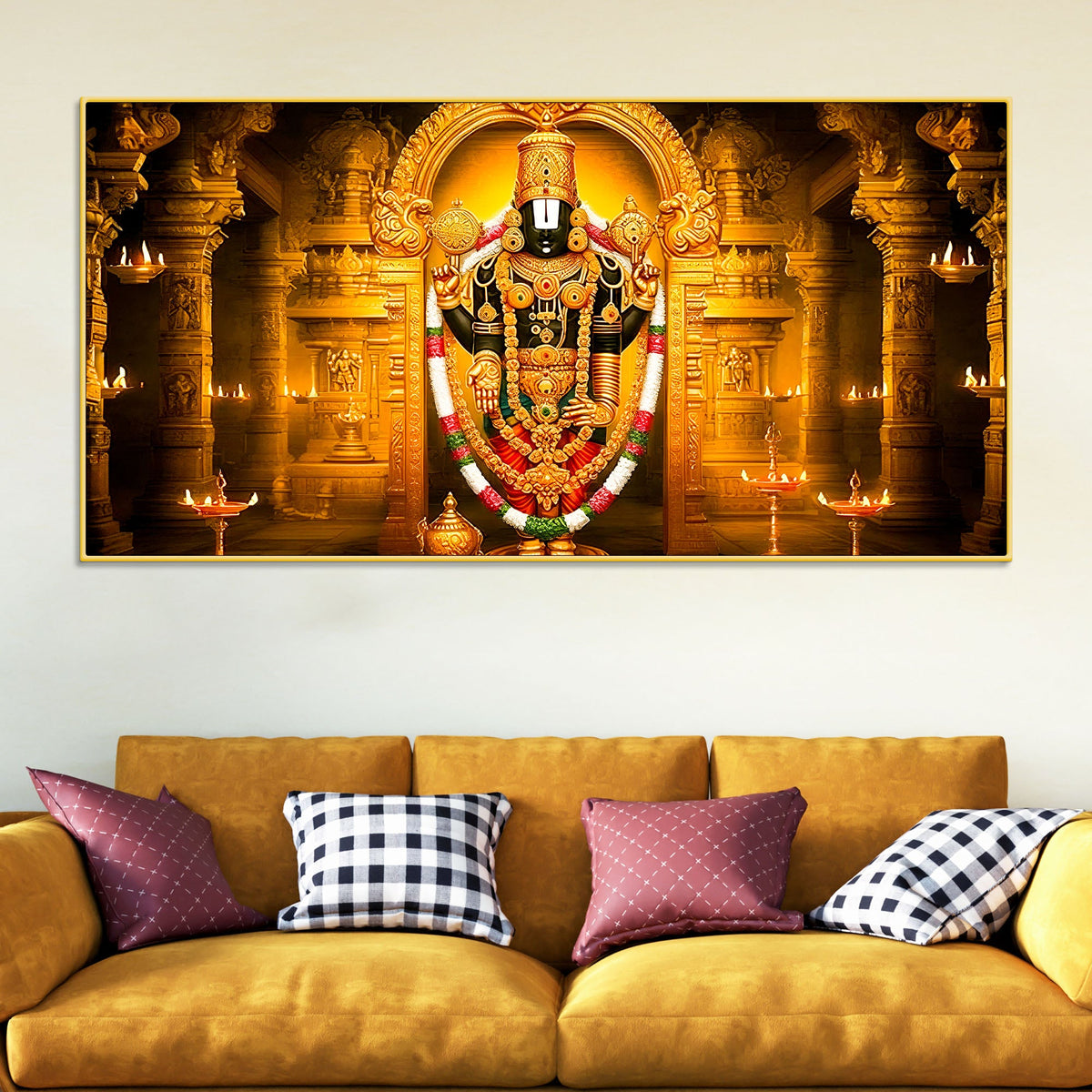 Divine Balaji Canvas Wall Painting for Living Room