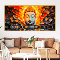 Divine Buddha Canvas Painting for Positive Energy