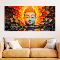 Divine Buddha Canvas Painting for Positive Energy