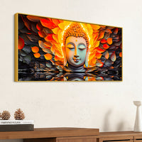 Divine Buddha Canvas Painting for Positive Energy
