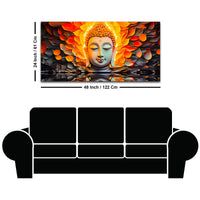 Divine Buddha Canvas Painting for Positive Energy