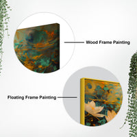 Divine Buddha Lotus Wall Painting for Calm & Spiritual Spaces
