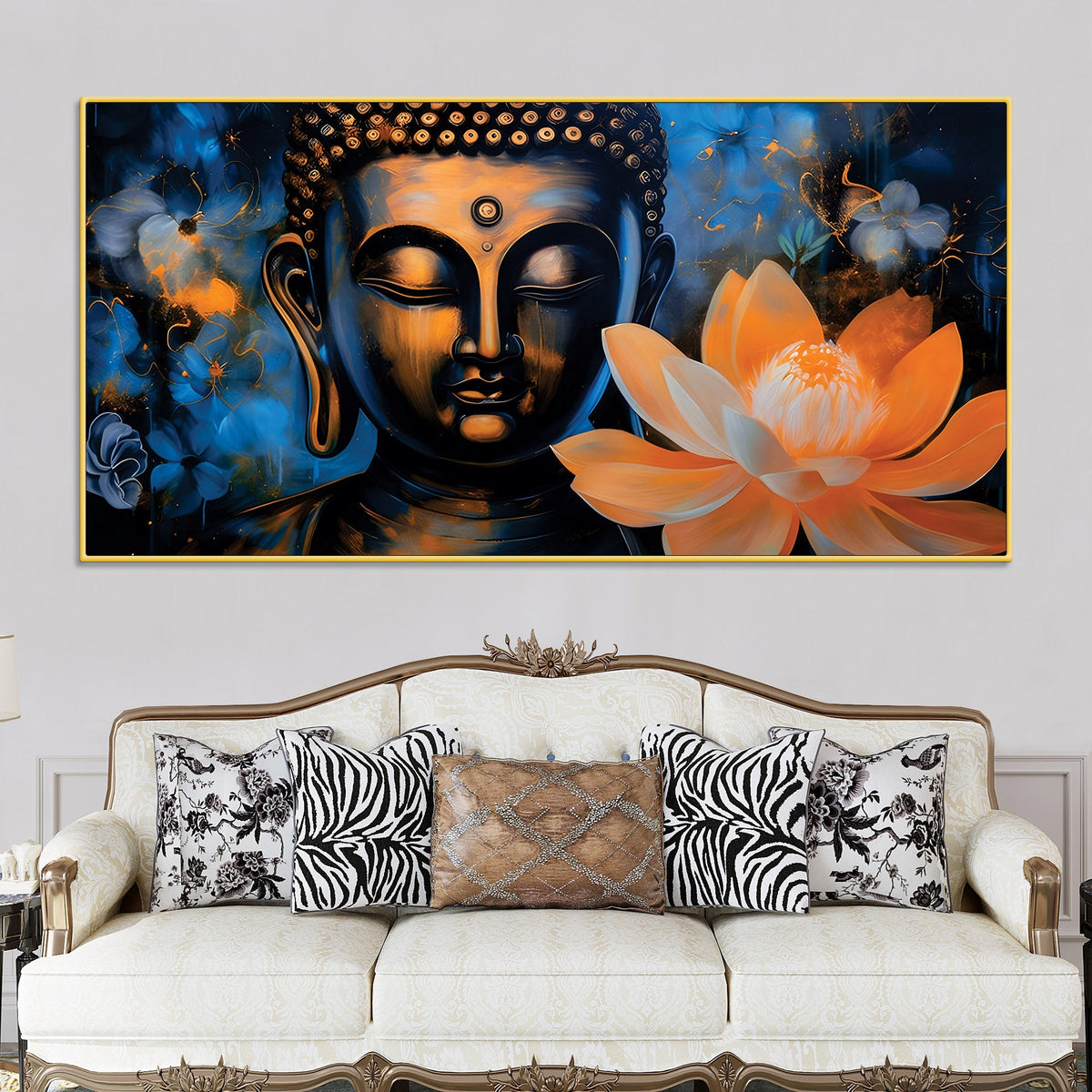 Divine Buddha Painting for Spiritual Wall Art