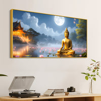 Divine & Elegant Buddha Wall Painting for Home & Office