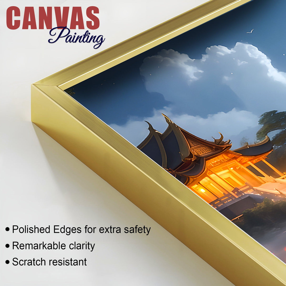 Divine & Elegant Buddha Wall Painting for Home & Office