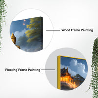 Divine & Elegant Buddha Wall Painting for Home & Office