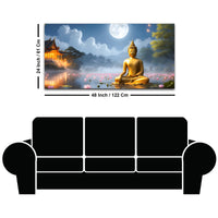 Divine & Elegant Buddha Wall Painting for Home & Office