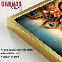 Divine Krishna Canvas Painting for Elegant Living Room Wall