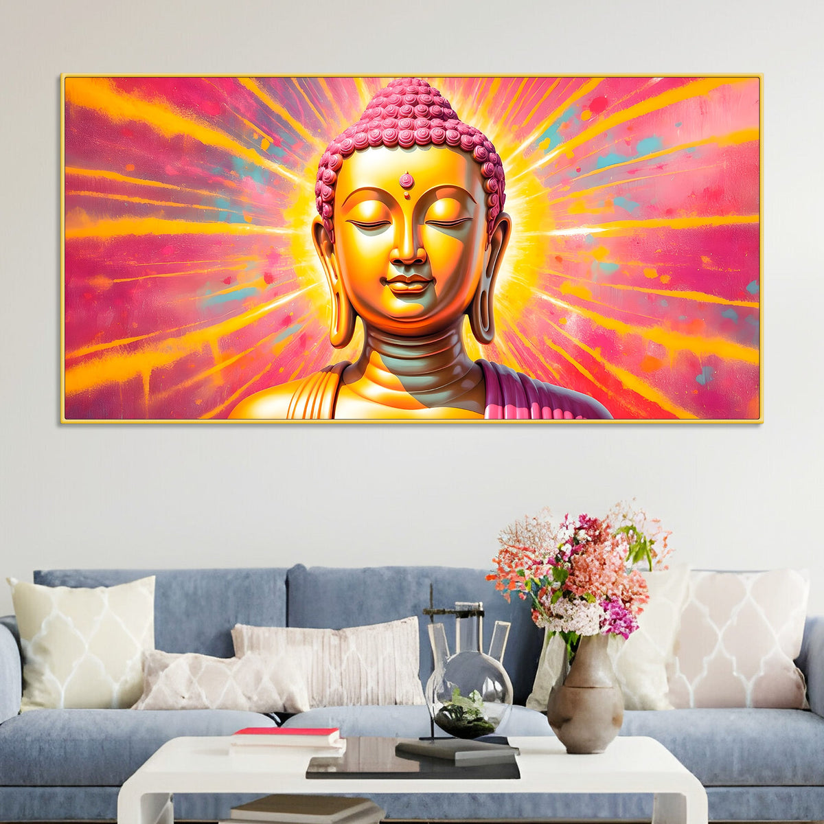 Divine Lord Buddha Canvas Décor Painting