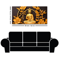 Divine Lord Buddha Canvas Wall Décor Painting