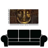 Divine Lord Buddha Sculpture Wall Painting