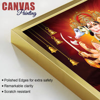 Divine Panchmukhi Hanuman Canvas Wall Painting