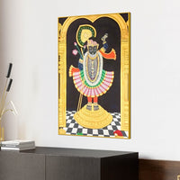 Divine Shreenathji Nathdwara Pichwai Canvas Wall Painting