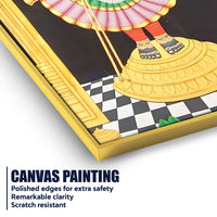 Divine Shreenathji Nathdwara Pichwai Canvas Wall Painting
