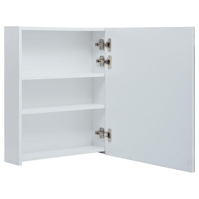 Dual LED Strip Design Bathroom Mirror Cabinet