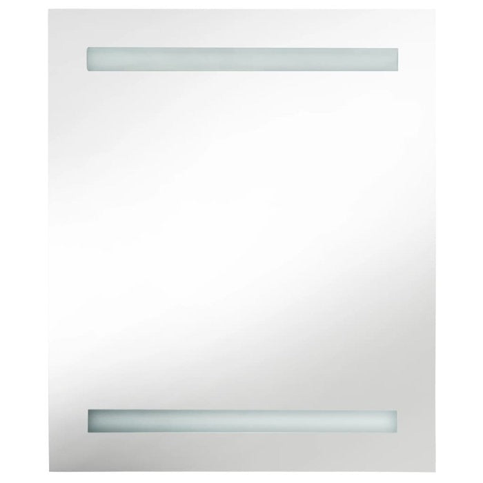 Dual LED Strip Design Bathroom Mirror Cabinet