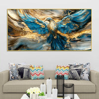 Eagle Abstract Canvas Wall Painting for Luxury Living Room Décor