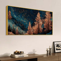 Elegant Abstract Nature Canvas Painting for Living Room