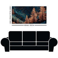 Elegant Abstract Nature Canvas Painting for Living Room