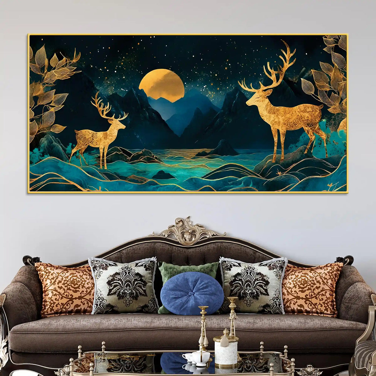 Elegant Abstract Wall Decor Canvas Painting for Modern Home