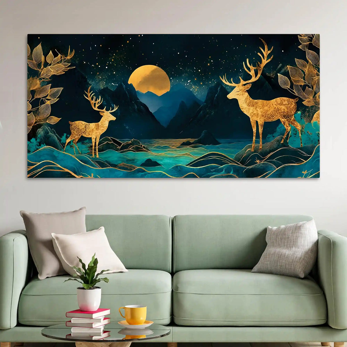 Elegant Abstract Wall Decor Canvas Painting for Modern Home