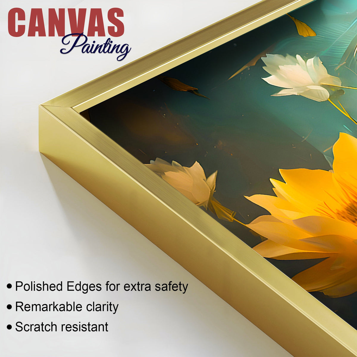 Elegant Buddha Canvas Painting for Calm Home Interiors