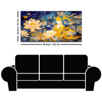 Elegant Buddha Canvas Painting for Modern Living Room Décor