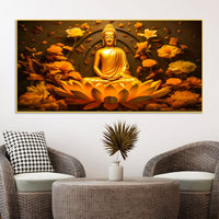 Elegant Buddha Canvas Painting for Wall Decoration
