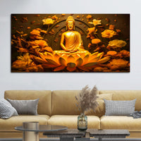 Elegant Buddha Canvas Painting for Wall Decoration