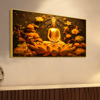 Elegant Buddha Canvas Painting for Wall Decoration