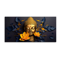 Elegant Buddha Lotus Canvas Painting for Modern Homes
