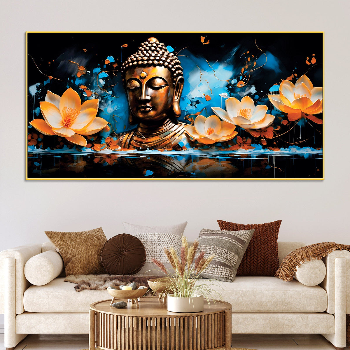 Elegant Buddha Painting for Contemporary Decor
