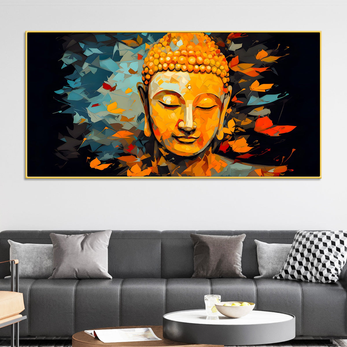 Elegant Buddha Wall Canvas Painting for Wall Decoration