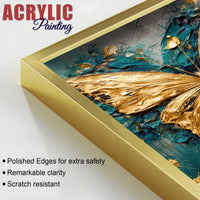 Elegant Butterfly Fantasy Acrylic Painting Set of 3