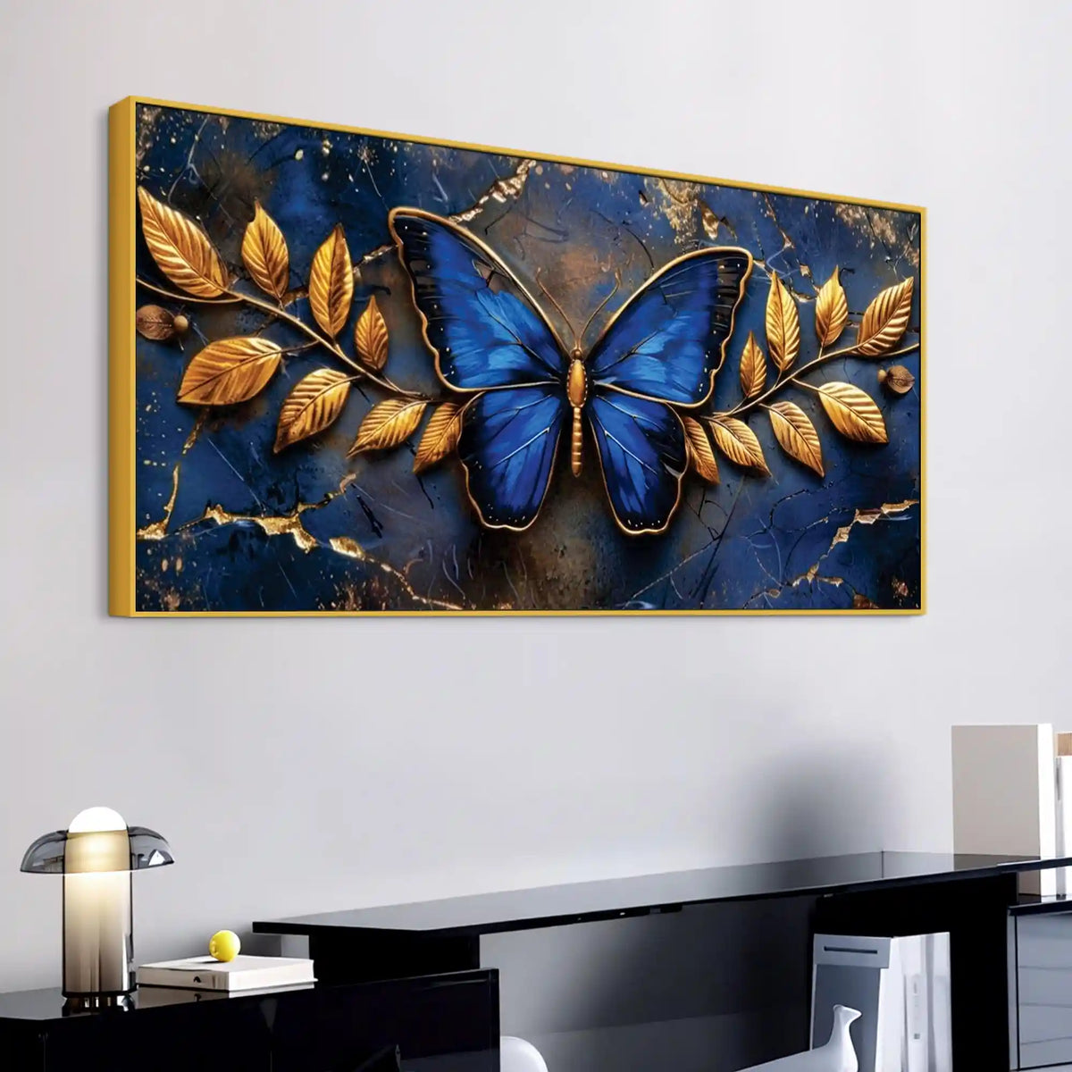 Elegant Butterfly Wall Decor Canvas Painting