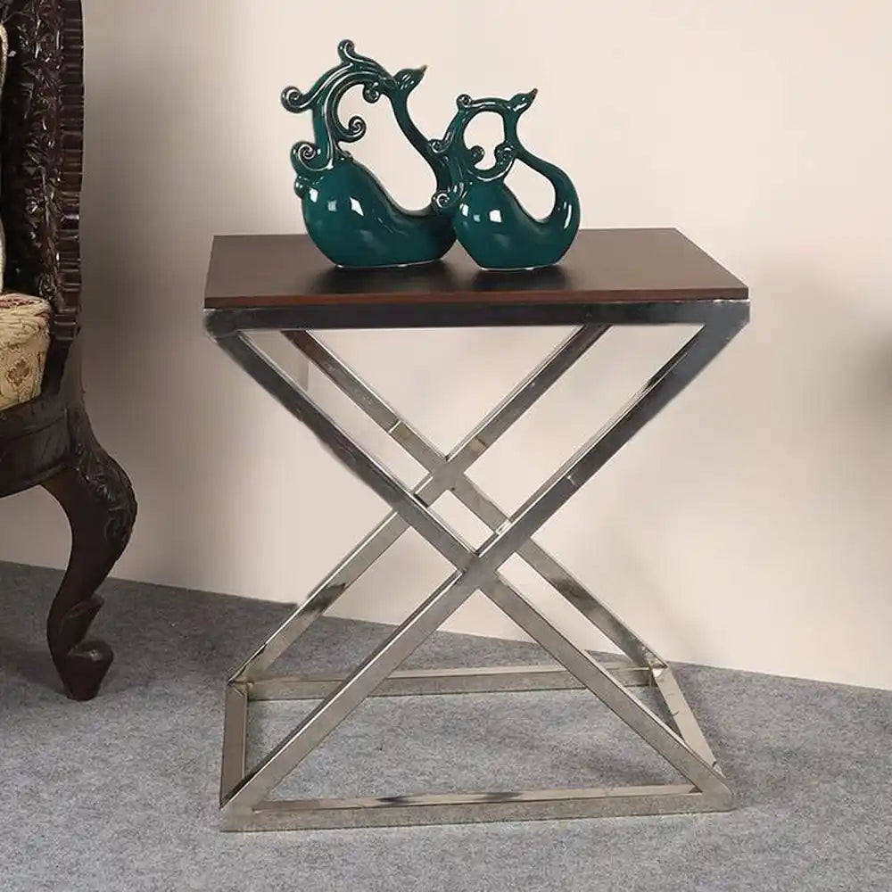 Elegant Cross Leg Side Table for Home