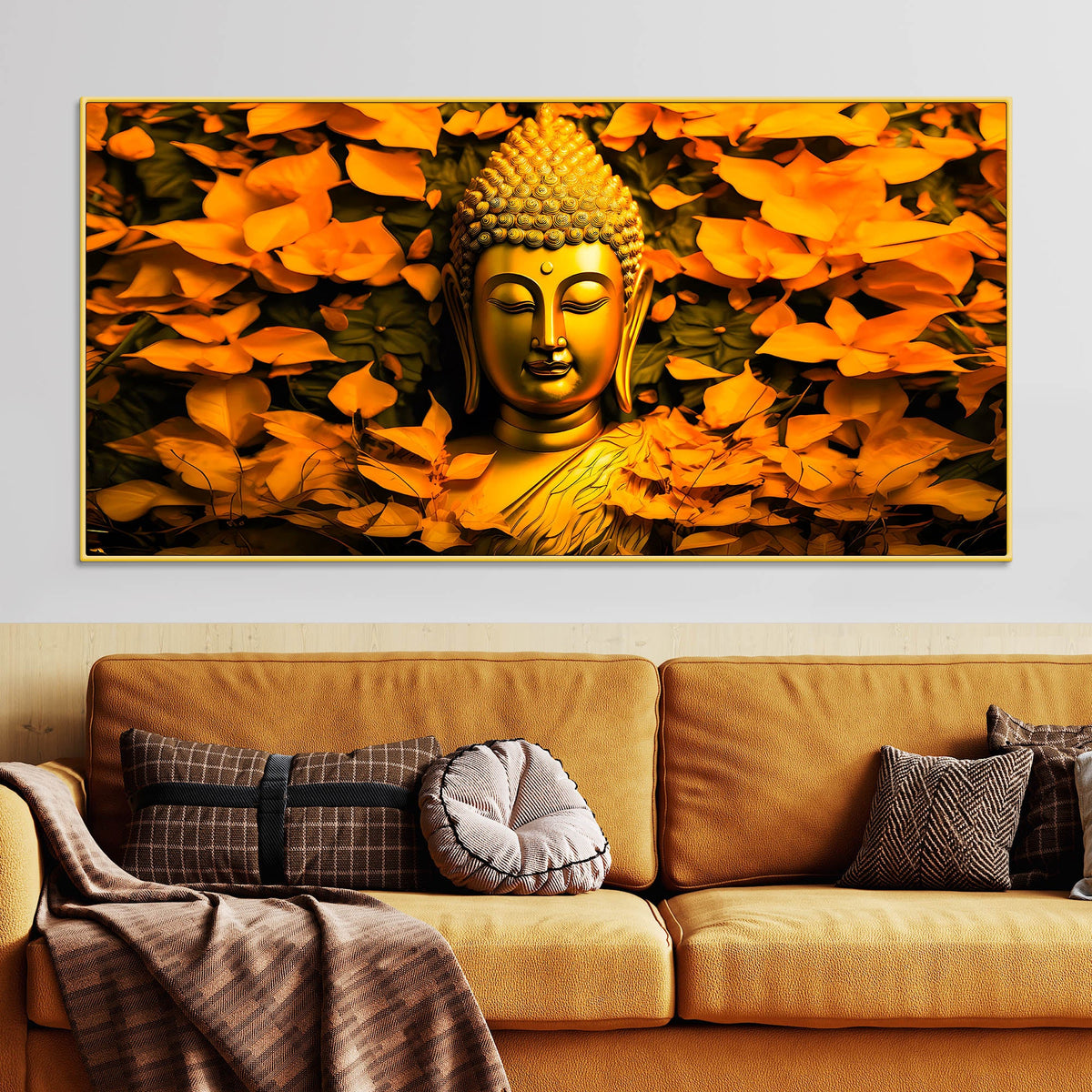 Elegant Divine Buddha Canvas Wall Décor Painting