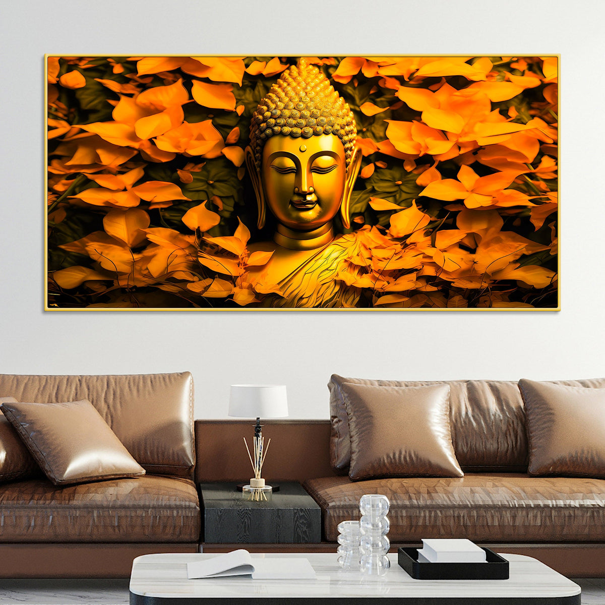Elegant Divine Buddha Canvas Wall Décor Painting