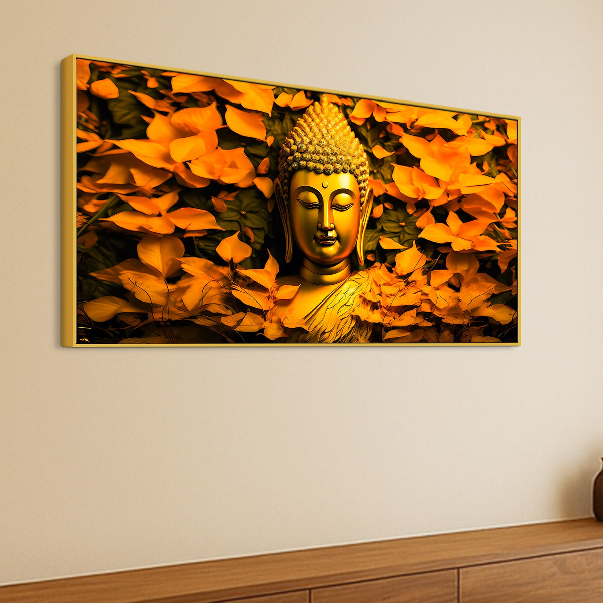 Elegant Divine Buddha Canvas Wall Décor Painting