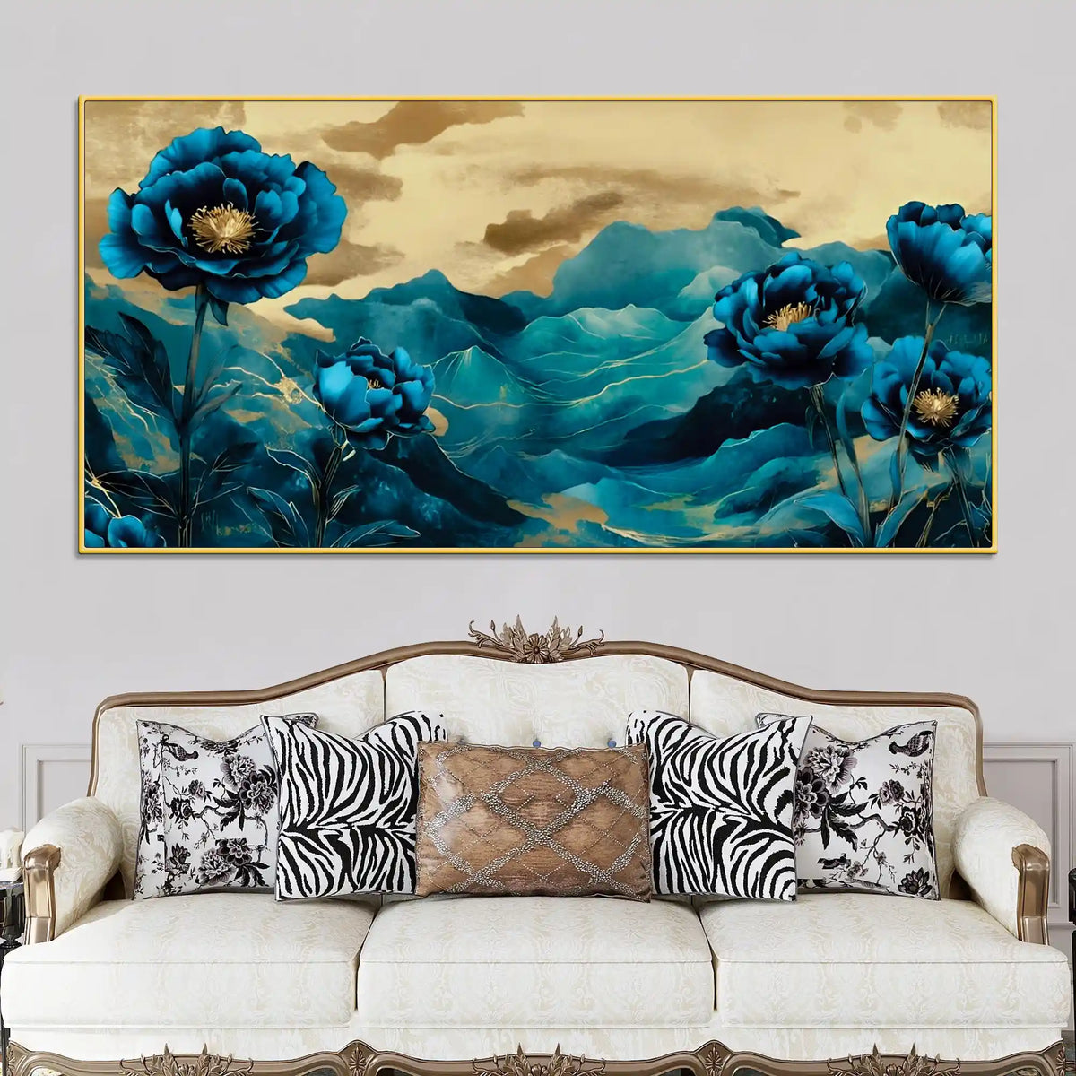 Elegant Floral Wall Décor Canvas Wall Painting