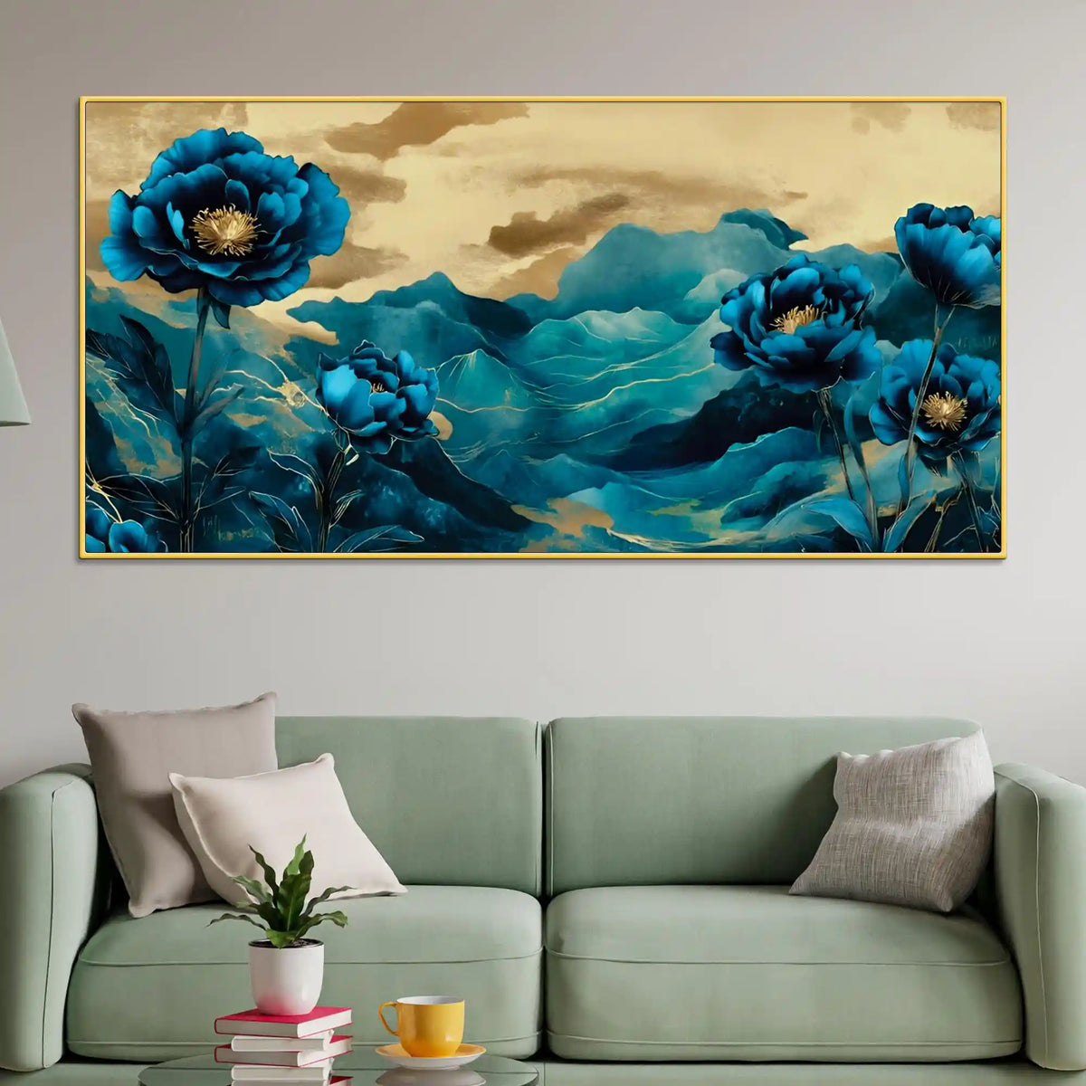 Elegant Floral Wall Décor Canvas Wall Painting