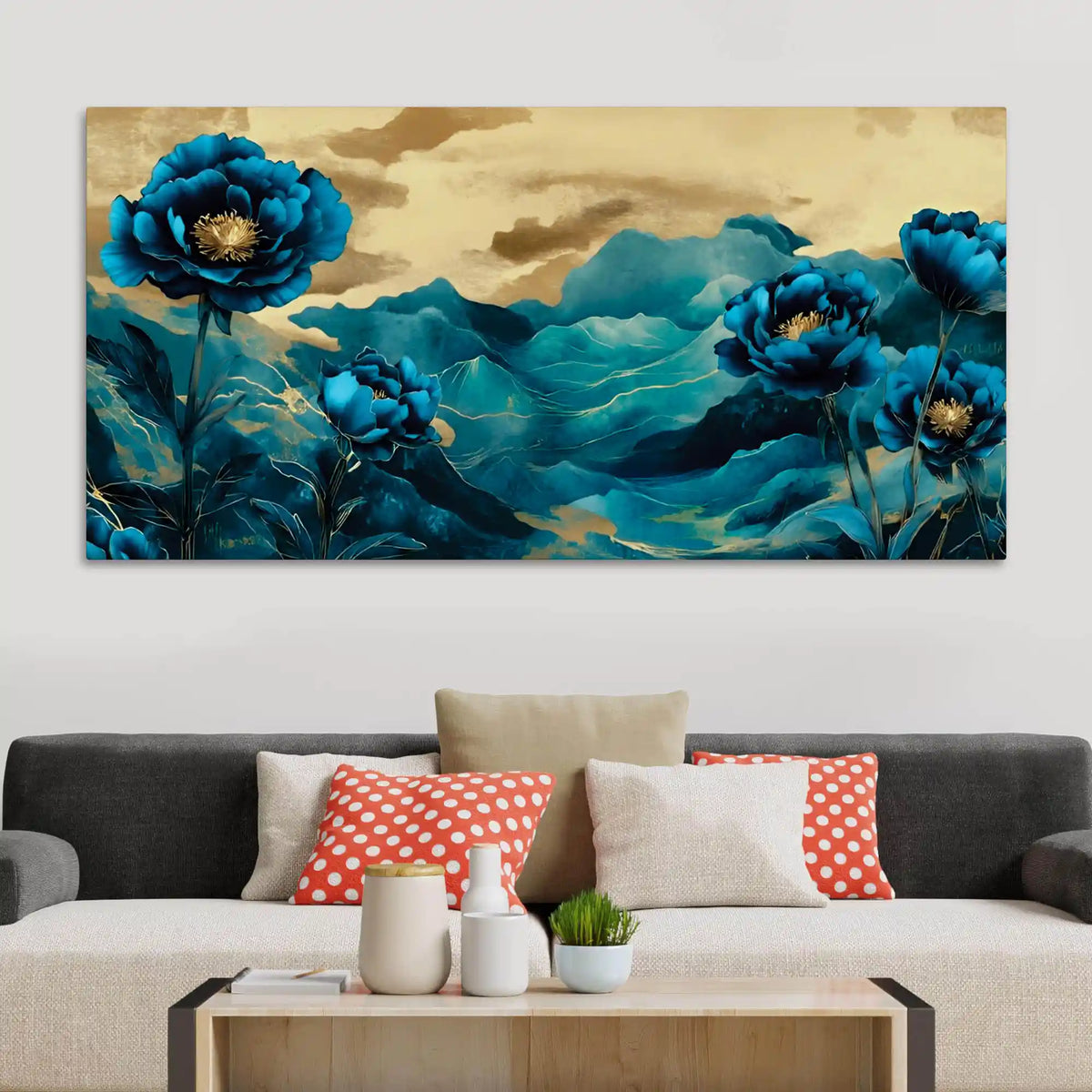 Elegant Floral Wall Décor Canvas Wall Painting